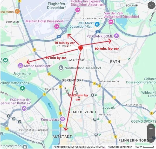 Apartment Nähe Flughafen Psd Dome Merkur Arena *